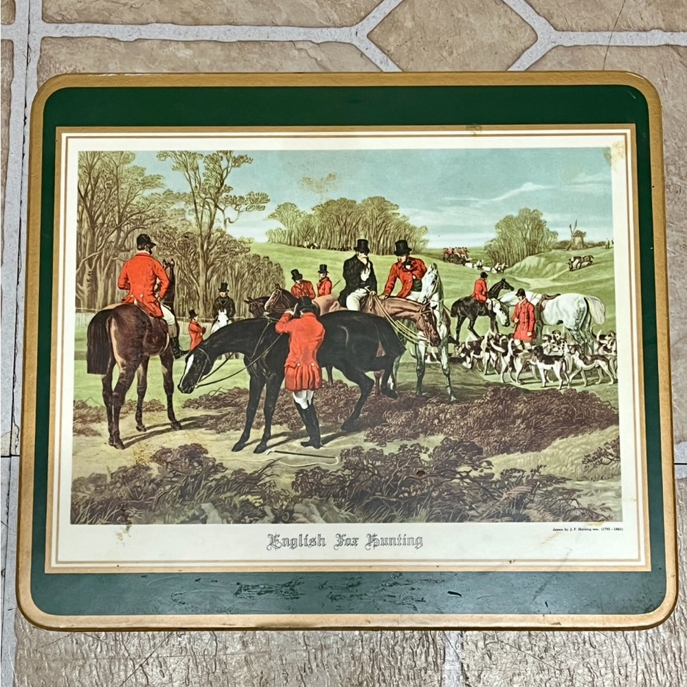 1 Pimpernel Red and Cream Placemat or Wall Decor